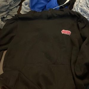 black hoodie
